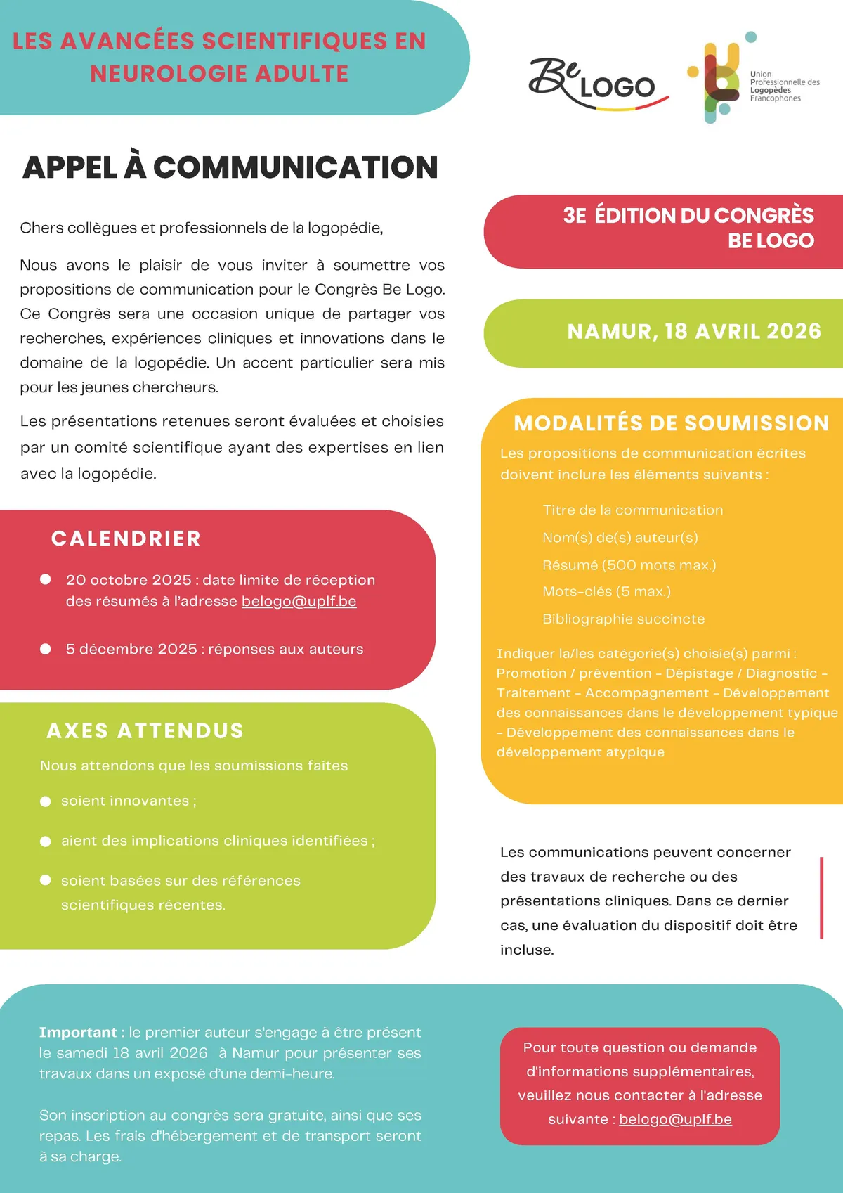 Appel à communication ICOL2 2026 : modalités, conseils et calendrier