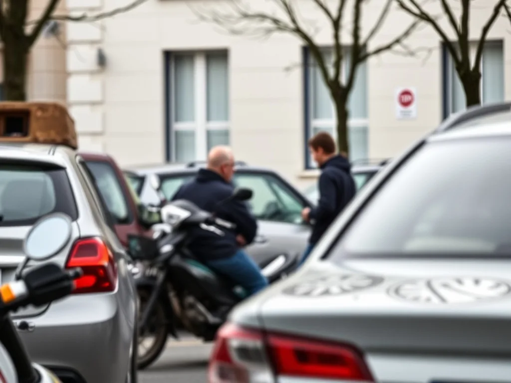 Plan de Clarens avec une épingle marqueur et une carte de permis de conduire suisse à côté