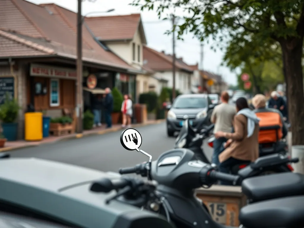 Comparaison des offres d'auto-école sur un écran d'ordinateur et un téléphone, avec une voiture d'apprentissage en arrière-plan