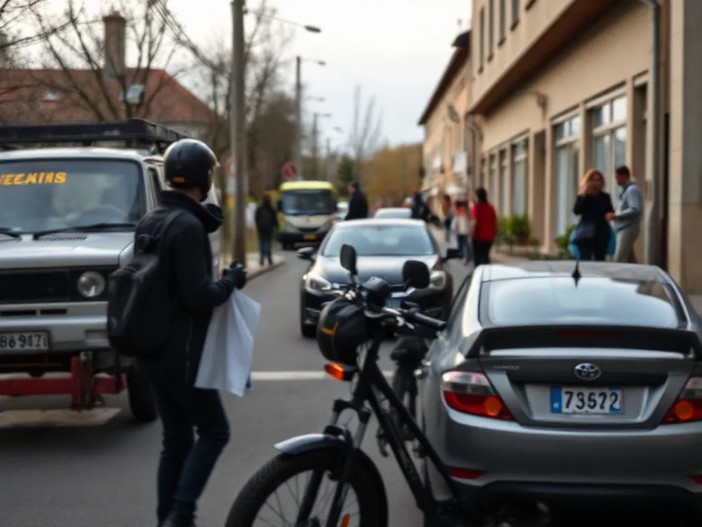 Devanture d’une agence auto-école avec l’enseigne FORMUL’R, voiture d’apprentissage garée devant, rue calme de Chaponost