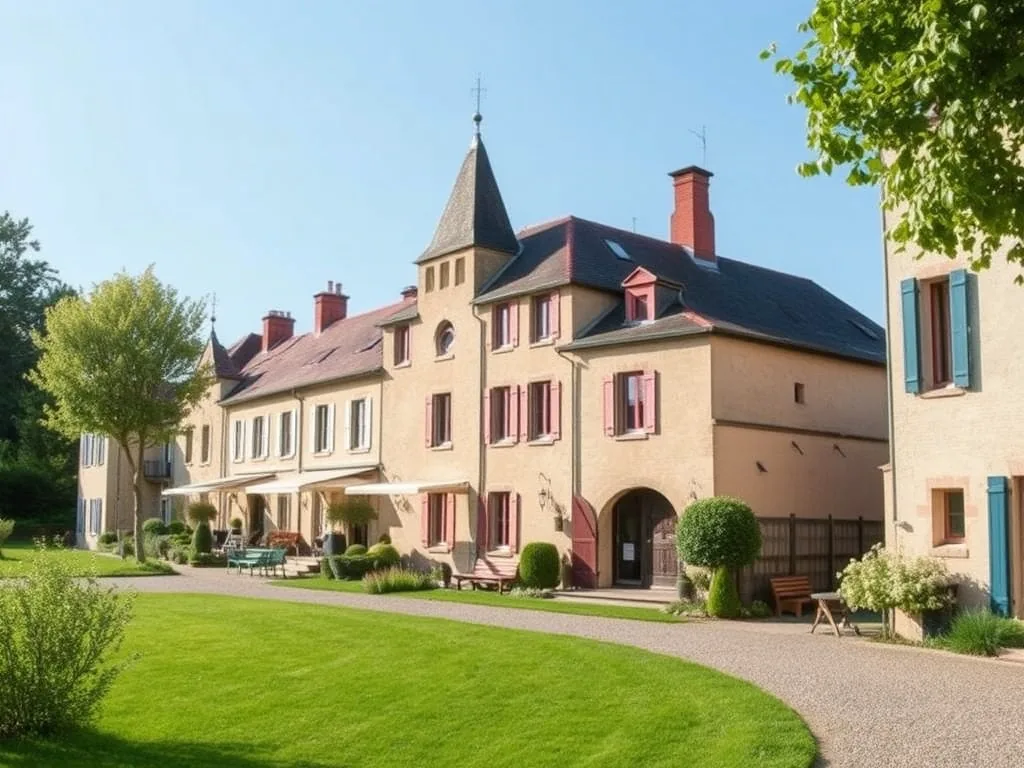 Élèves de la maternelle au lycée devant le bâtiment de l’école de La Tour-de-Salvagny