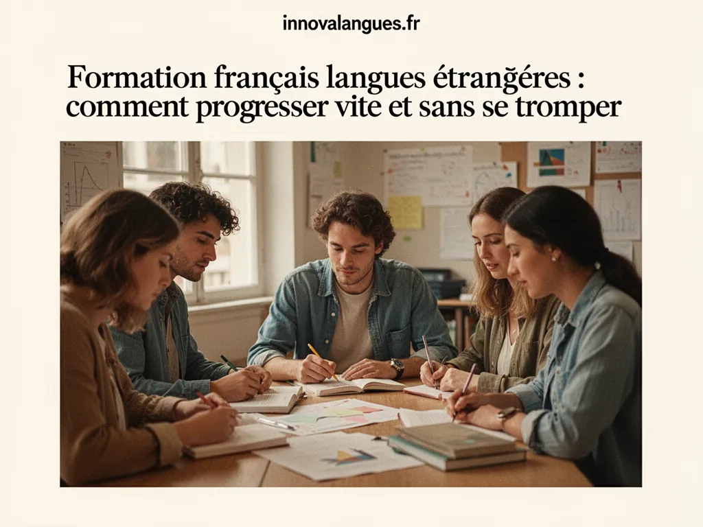 Formation français langues étrangères : comment progresser vite et sans se tromper